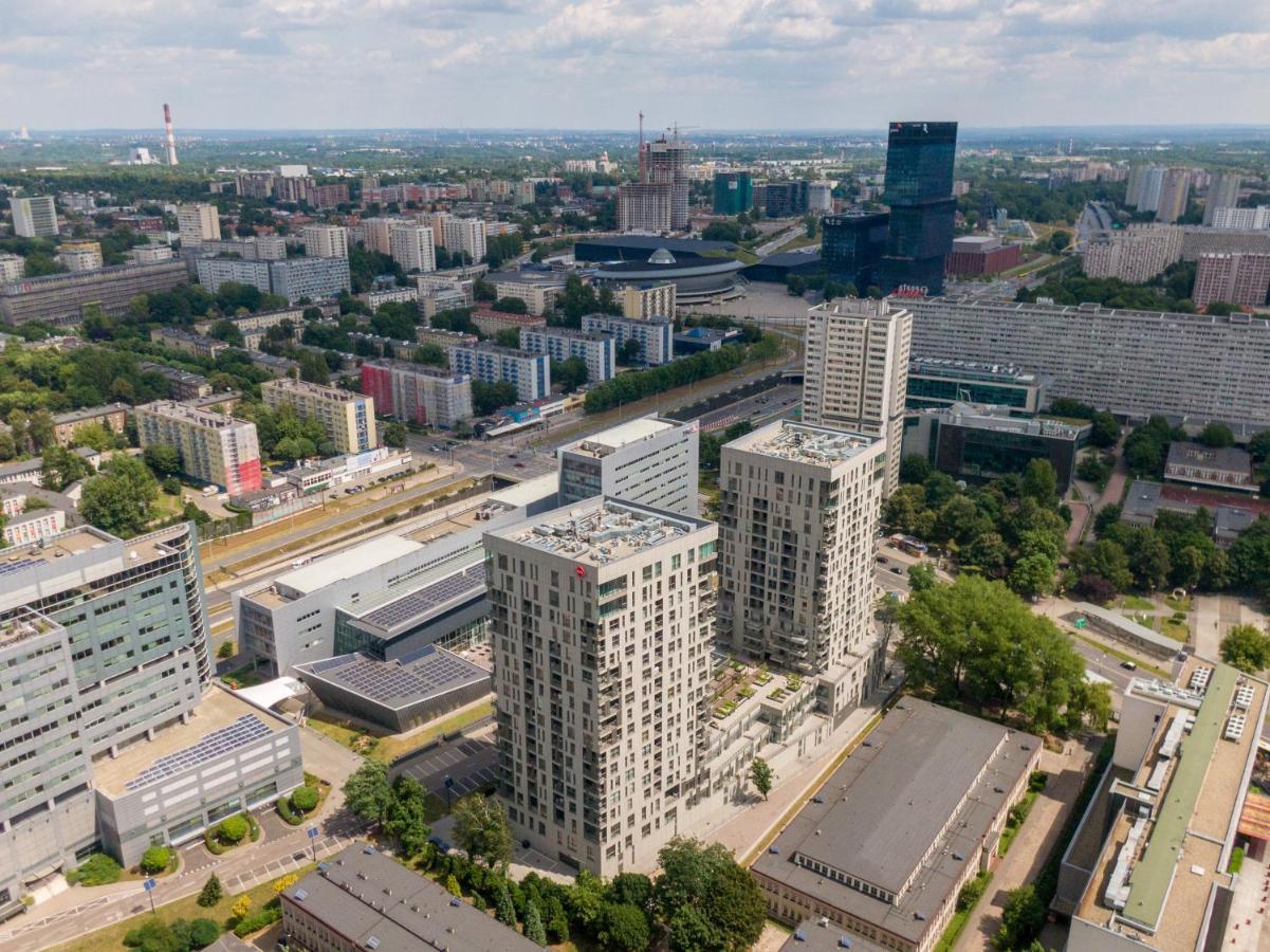Urban Apartments Luxury Skyline Sokolska Towers 30A, 2 Free Garages, Gym & Sauna, Self Check-In Katowice Luaran gambar